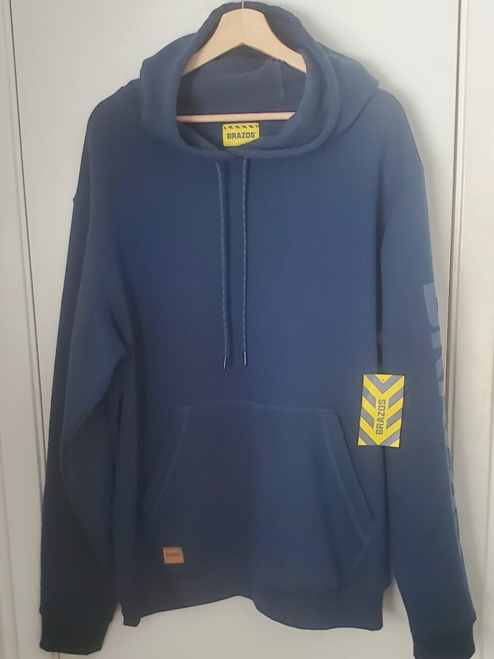 Brazos Blacksmith Heavy Fleece Hoodie Teal Green Men's Size XL